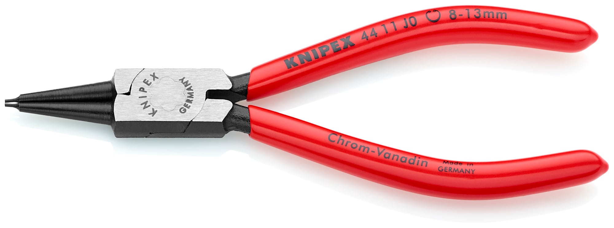 Internal Snap Ring Pliers-Forged Tips, 5 1/2 in., Plastic coating, 1/32 in. Tips, Bulk