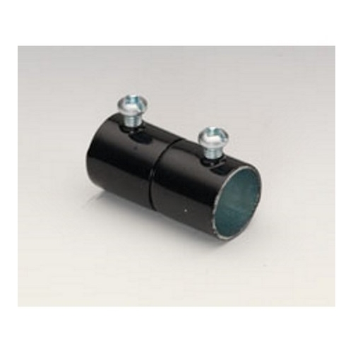 EMT Couplings, Color-Coded, Steel, Black, Size 3/4"