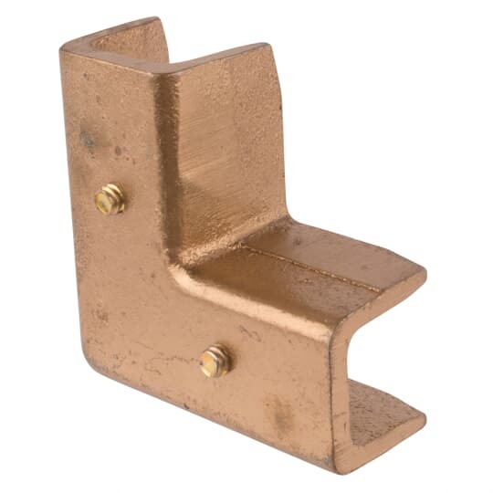 Elbow (L) Channel Joiner, 2-Way Fits 1-1/2 Inch x 1-1/2 Inch Raceway Channel, Material Cast Aluminum