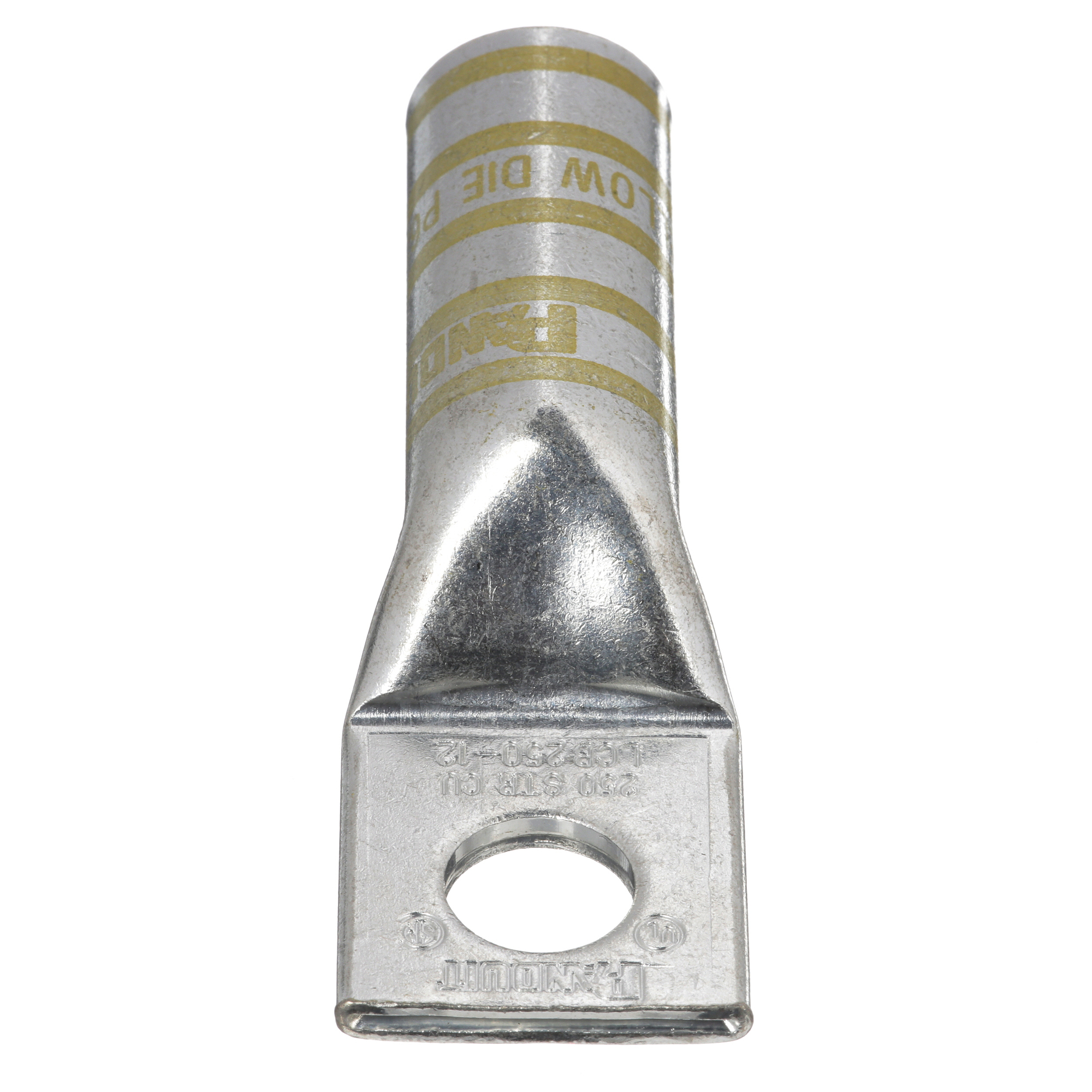 Copper Compression Lug, 1 Hole, 250 kcmi