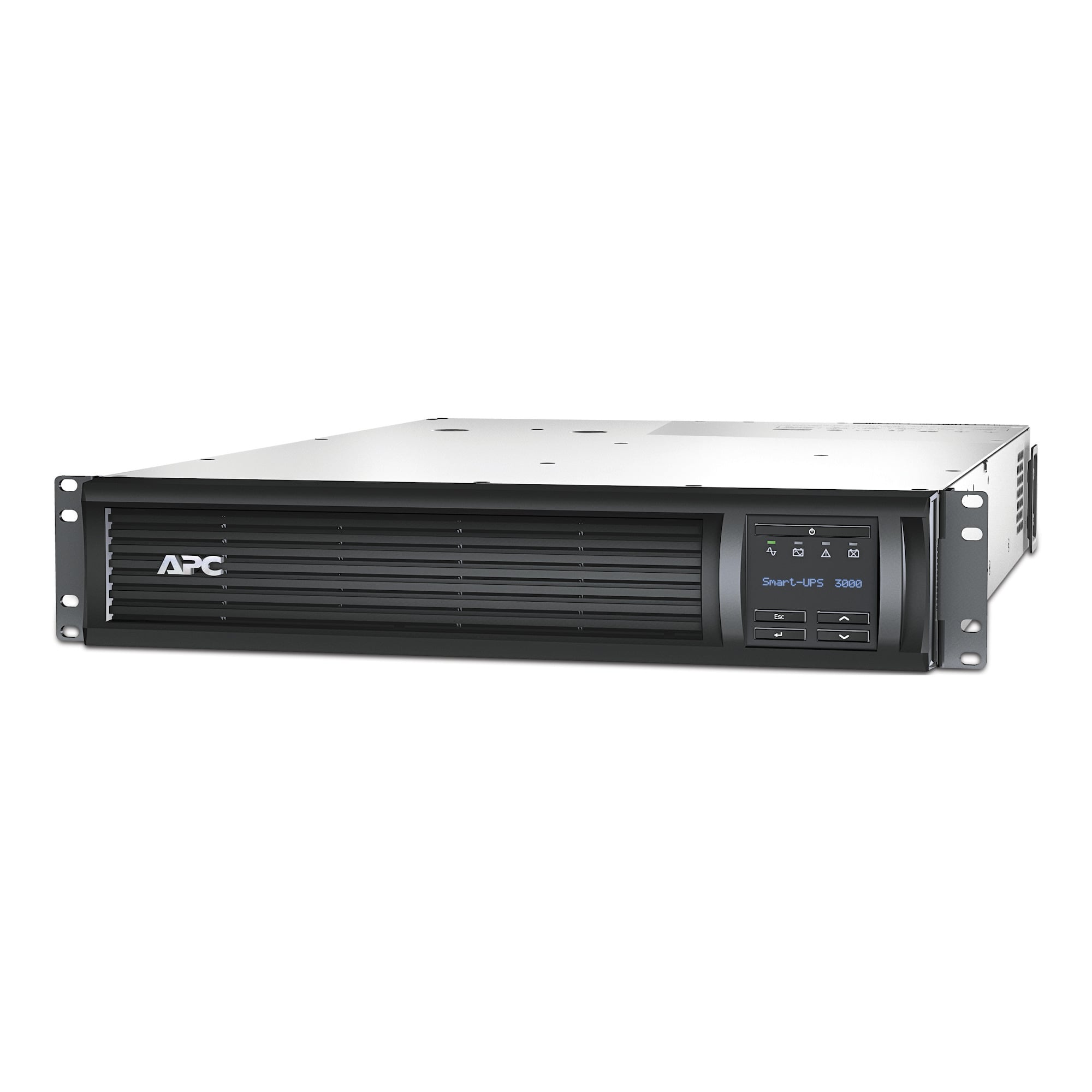 APC Smart-UPS, Line Interactive, 3kVA, Rackmount 2U, 120V, 6x NEMA 5-15R+2x NEMA 5-20R outlets, SmartConnect Port+SmartSlot, AVR, LCD