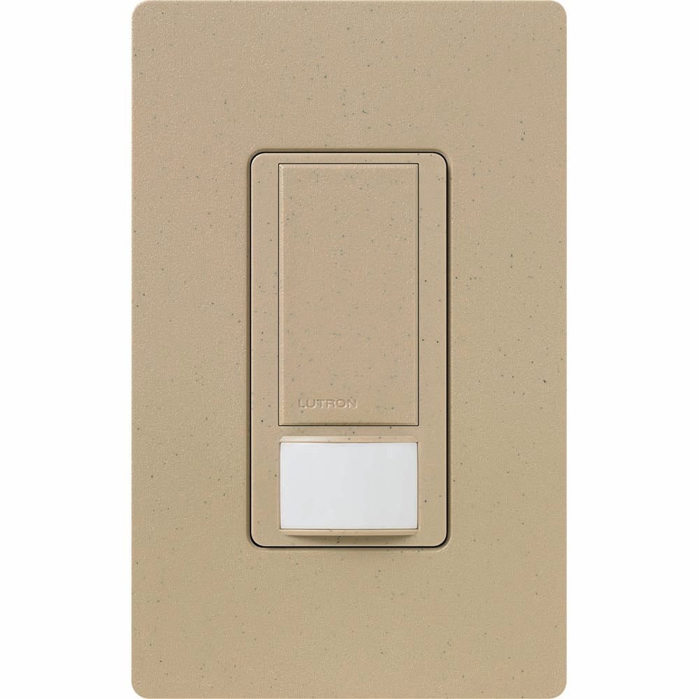 Lutron Maestro Motion Sensor Switch, No Neutral Required, 150W LED, Single Pole, Mocha Stone