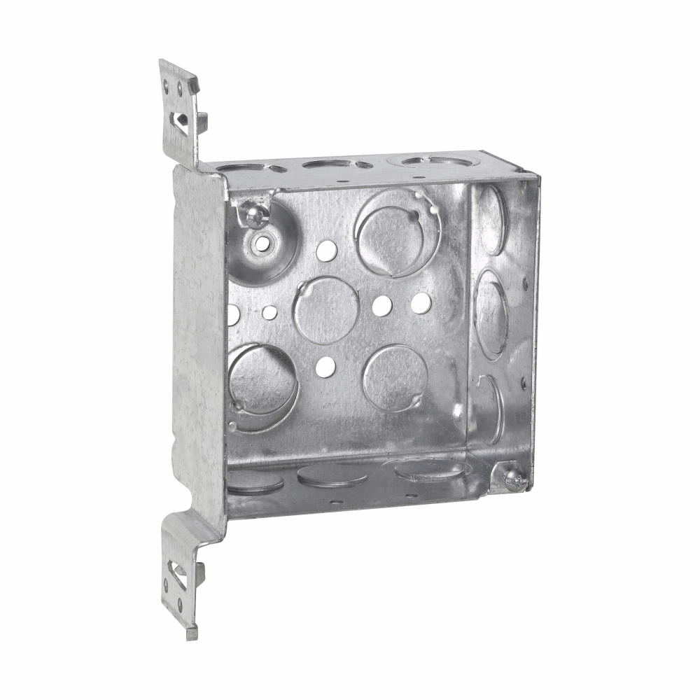 TP451PFA TP Welded Outlet Box, Aluminum, 30.3 cu-in Capacity, (15) Knockouts, 4 in H x 4 in W x 2-1/8 in D
