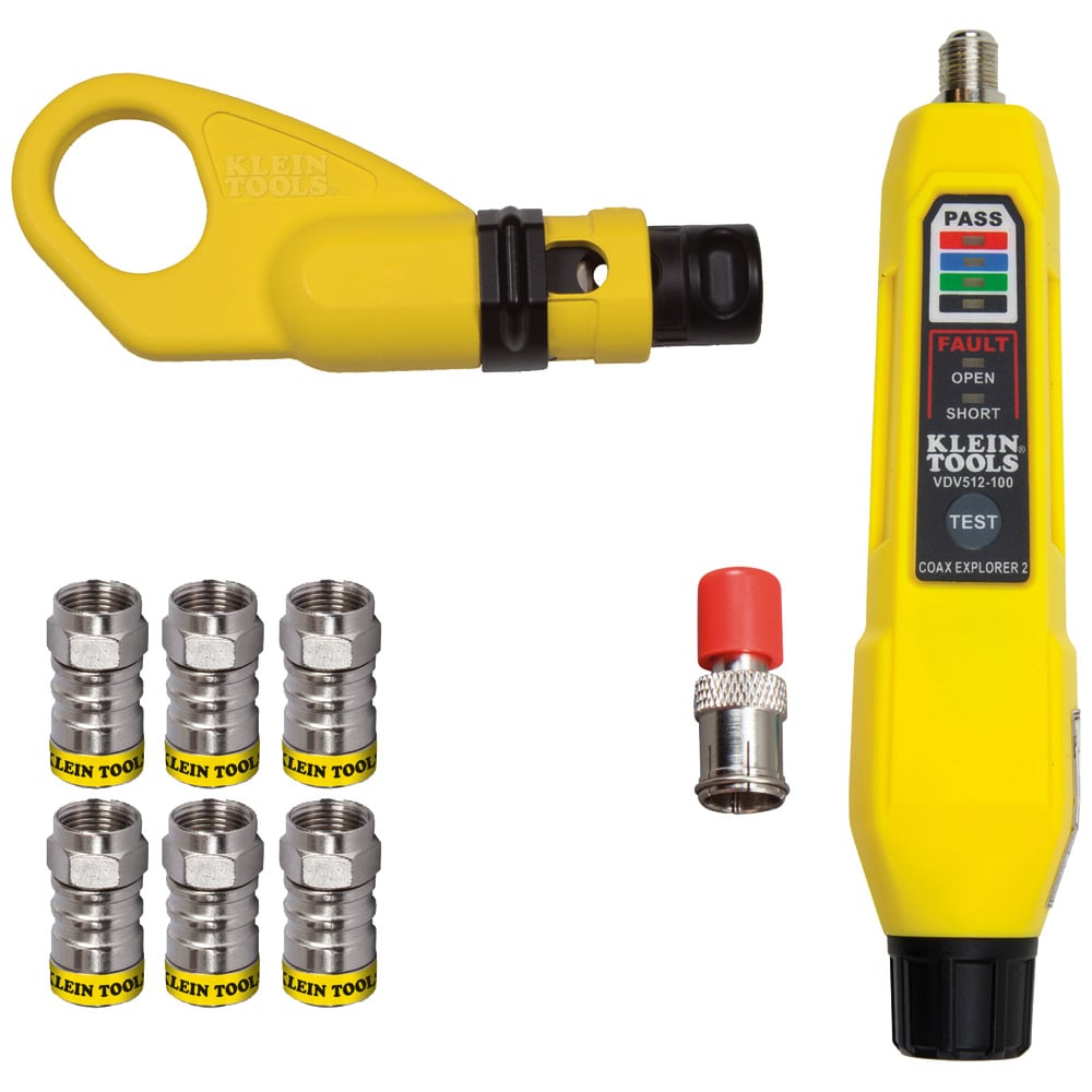 Coax Push-On Connector Installation and Test Kit