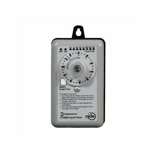 CT2000 Percentage Cycle Timer, 30 s to 4 hr Setting, 120/240 V AC, 1 hp, 2 hp, 1 Form C SPDT Contact, 1 Poles