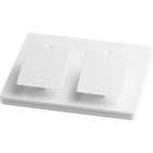Pico Wireless Controls Pedestal Base, Double pedestal, White finish, in white