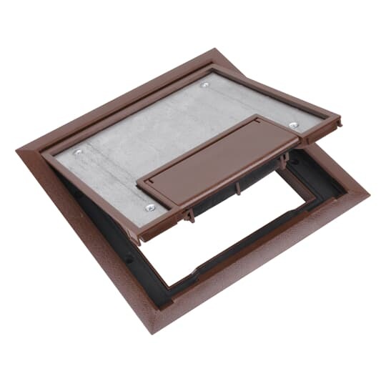 Cover for 665 Series Boxes, Brown, Polycarbonate with 5/32 Inch Steel Plate, Load Rating 750 Pounds