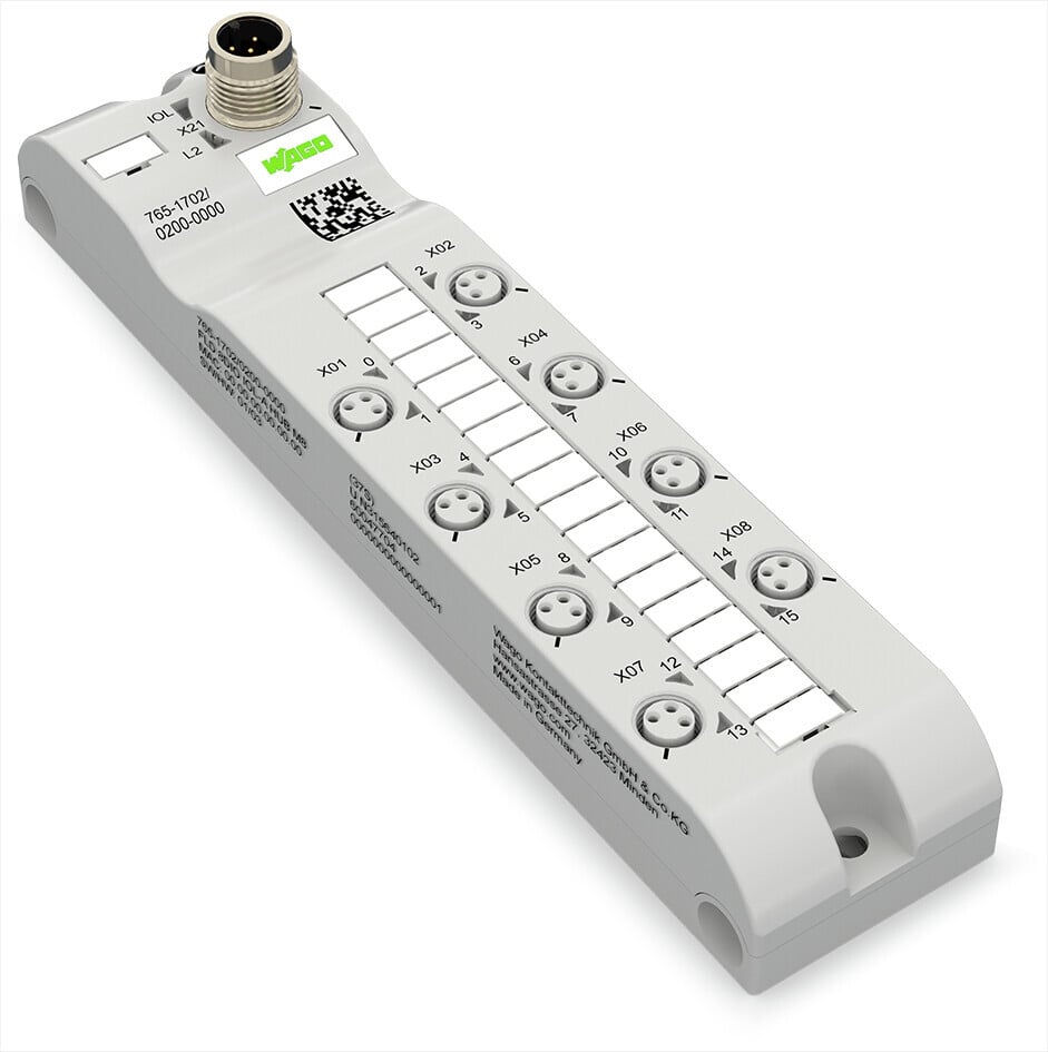 8-channel digital input/output; IO Link Class A Hub; DC 24 V / 2.0 A; 8xM8 connection; HubLine