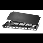 Optical Fiber Management Tray With Cover, 1 RMU