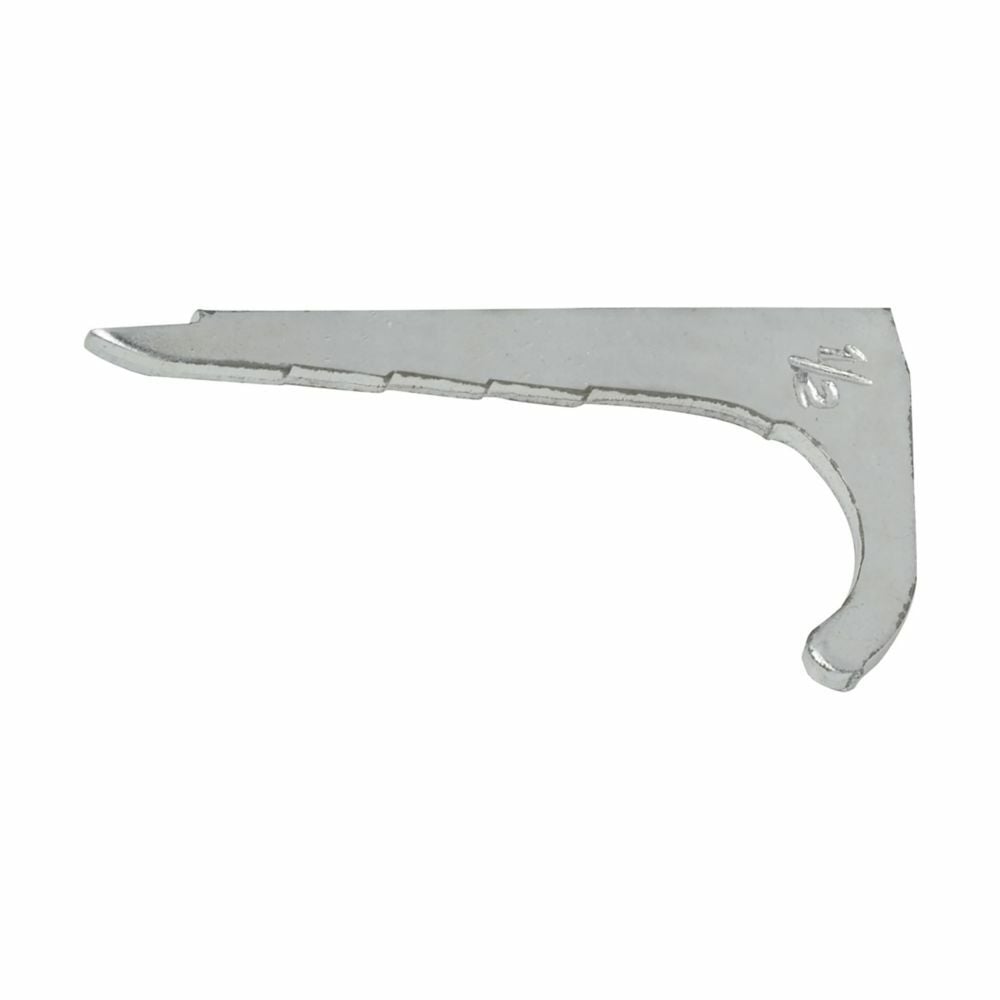Eaton Crouse-Hinds series nailing strap, EMT and rigid/IMC, 3/4" EMT conduit size, Stamped steel, 1/2" rigid conduit size