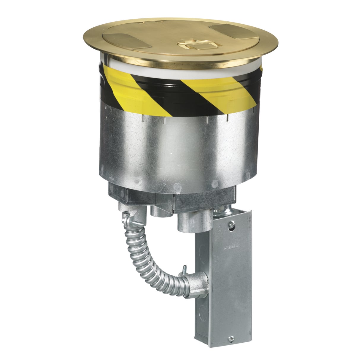 Fire Rated Poke Throughs, Recessed 8" Series, Kit, (1) S1R8PTFIT1, (2) S1R8SPZ, (1) S1R8JNC1, (1) S1R8CVRBRS