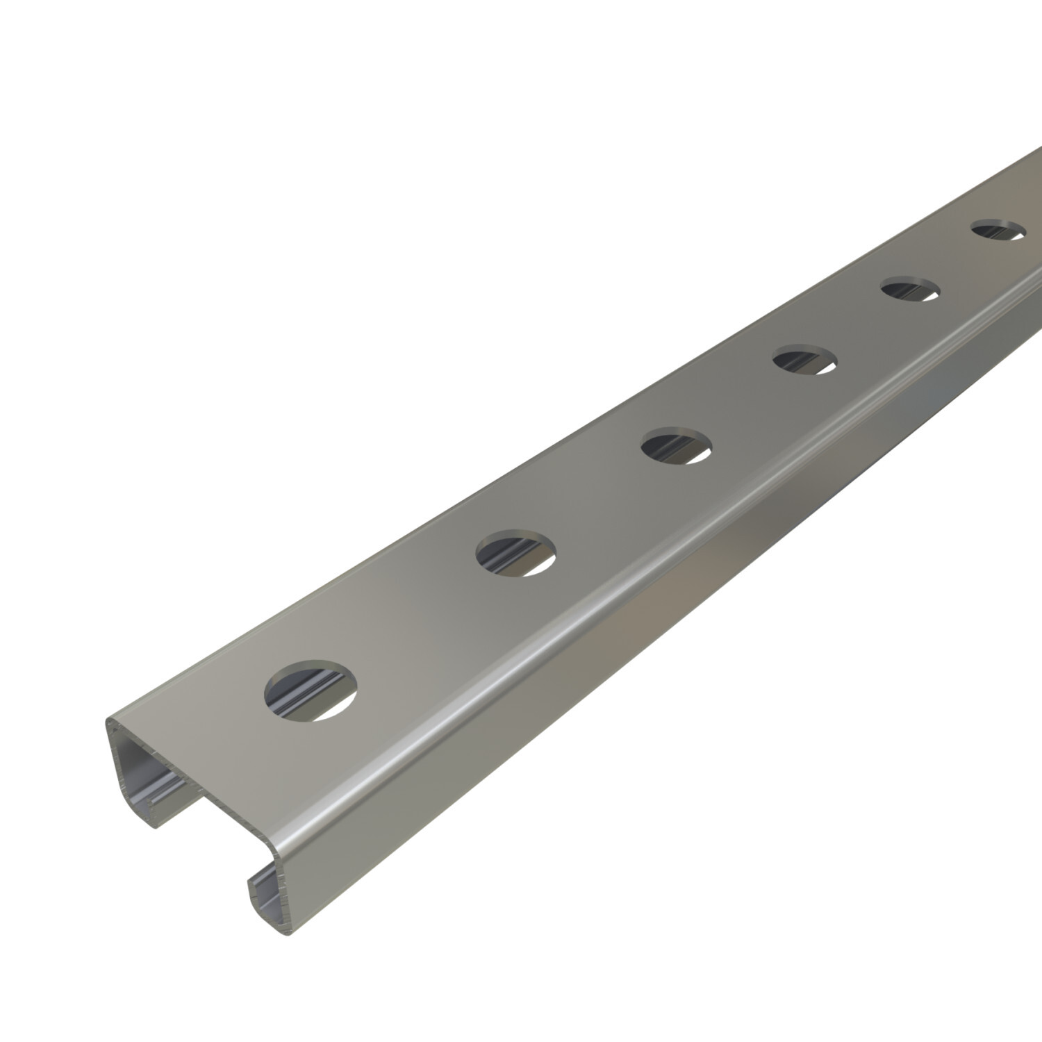 UNISTRUT CHANNEL, 14ga, 1-5/8"x 13/16", HS-HOLES, PG