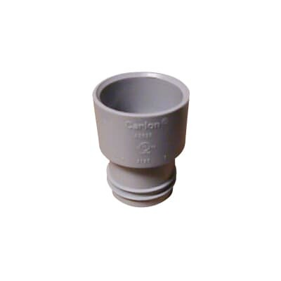 ENT Male Adapter, Size 1/2 Inch to 1/2 Inch, Length 1.69 Inches, Material PVC, Color Gray