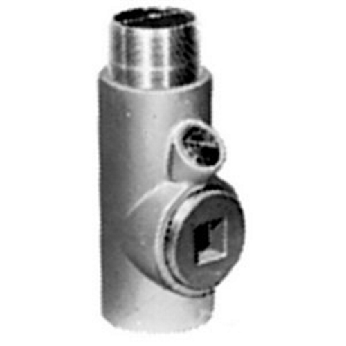 Unilets; Type EYS Sealing Fitting; 3 Inch, Male/Female, Grayloy; Iron, Gray