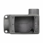 Eaton Crouse-Hinds series Condulet FD device box, Deep, Feraloy iron alloy, Single-gang, R shape, 3/4"