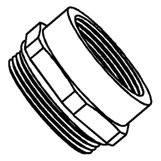 Metric ISO (M32) to NPT (1 Inch ) thread adapter