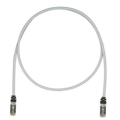 Copper Patch Cord, Cat 6A, Intl Gray S/F
