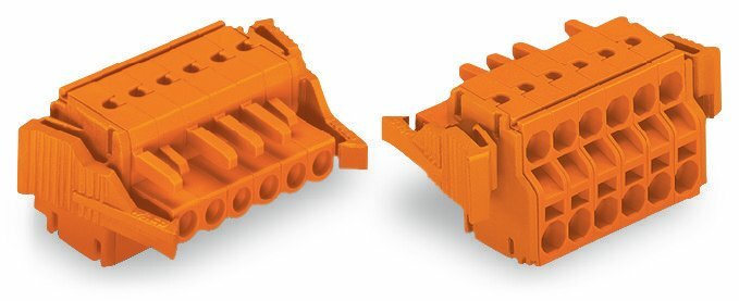 2conductor female connector; Pushin CAGE CLAMP; 2.5 mm; Pin spa
