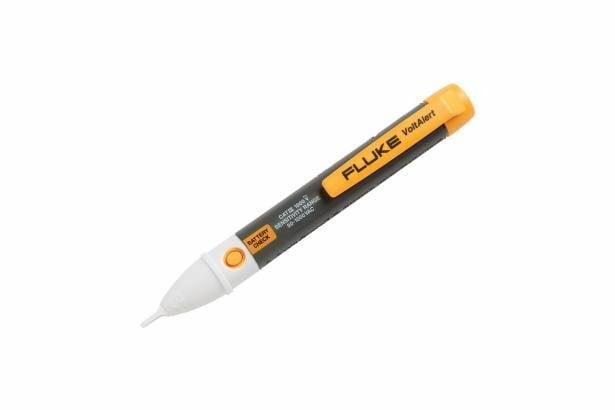 Always on for faster, safer voltage testing. 2AC is the latest addition to the VoltAlert ac non-contact voltage tester family from Fluke and is designed to be pocket-sized and easy to use. The 2AC tests for energized circuits and defective grounds, whether its for an electrician on the factory floor or the do-it-yourselfer around the house. The tip of the pocket-sized tester will glow red when within close proximity of an outlet, terminal strip, or power cord where voltage is present.
