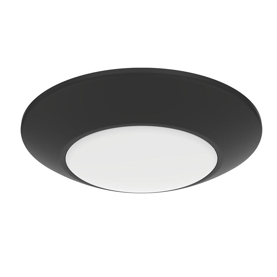Surface & Flush Mounts 750 Lumens Dsk34 4 Inch Round 12W 90CRI 3000K 120V Black Smooth