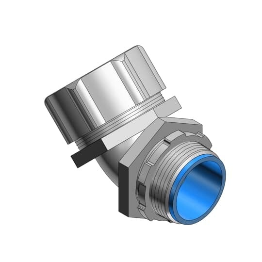 2 Inch 45 Degree Malleable Iron Insulated Liquidtight Connector