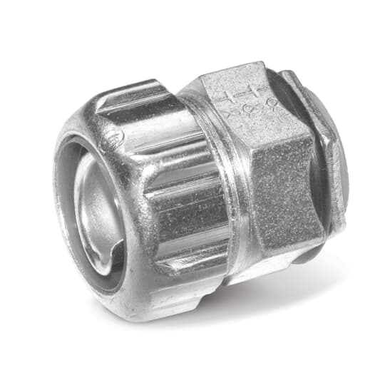 3/4 Inch Straight Steel Chase Liquidtight Insulated Connector With Electro-Zinc Plating