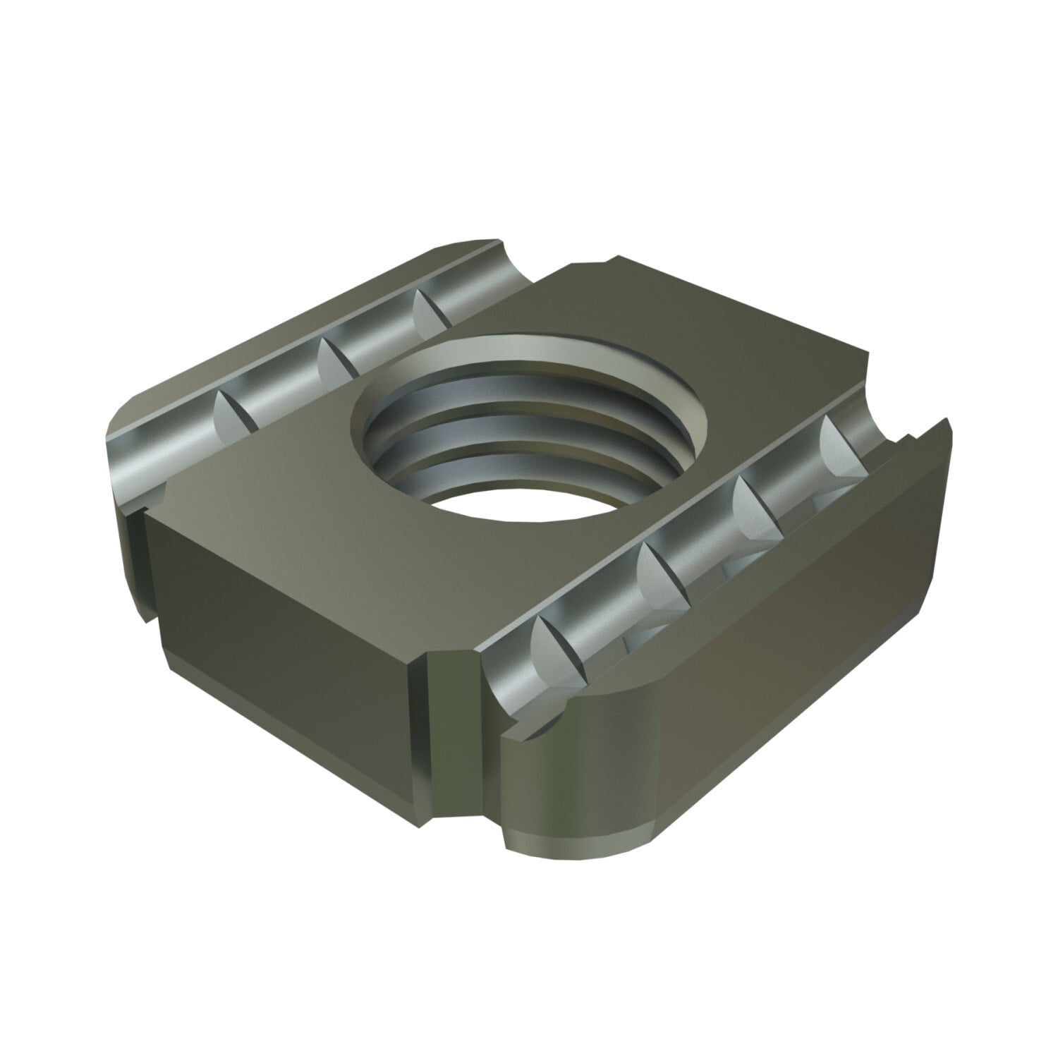 UNISTRUT CHANNEL NUT, 5/8"-11, 1.345"x 3/8"x 1-1/4", NO SPRING, EG