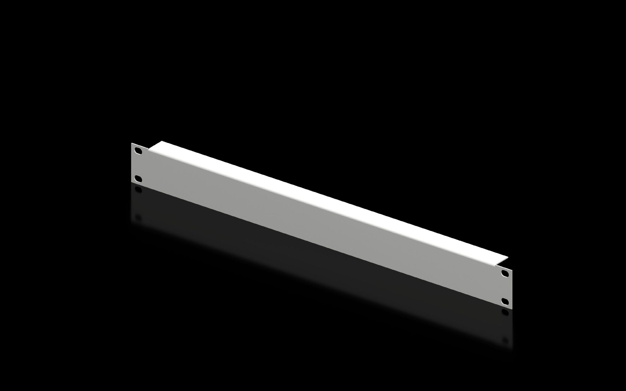 DK Blanking panel, 482.6 mm (19"), 1 U, Installation height: 44 mm, RAL 7035