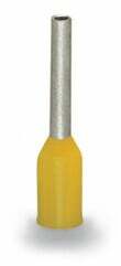 Ferrule; Sleeve for 0.25 mm² / AWG 24; insulated; electro-tin plated; yellow