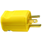 20amp 125v, Straight Blade Plug, 2pole 3wire,Yellow