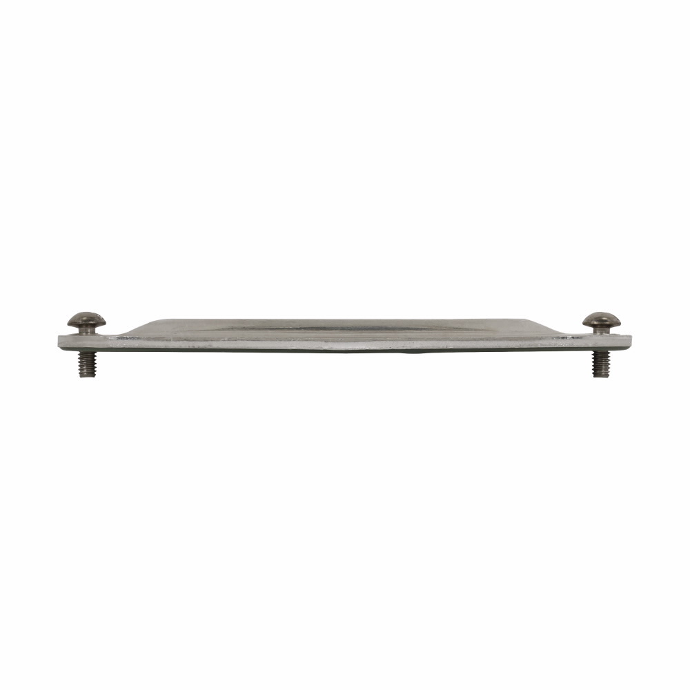 Eaton Crouse-Hinds series Condulet Mark 9 cover with integral gasket, Sheet aluminum, 2"