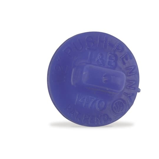 1/2 Inch Non Metallic Push Penny, Polyethylene for Use with Rigid/IMC Conduit