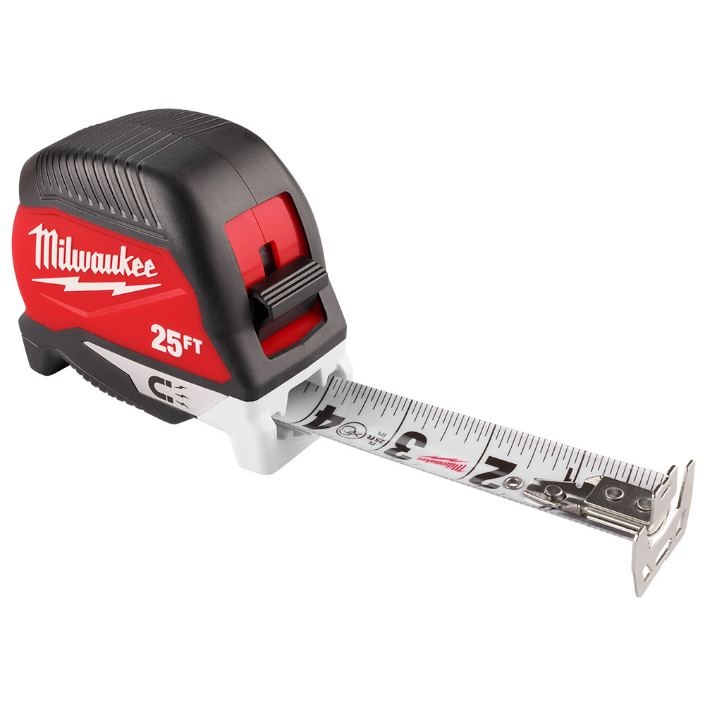 MILWAUKEE is committed to continuously innovating Layout Hand Tools. With a full line of Tape Measures, MILWAUKEE provides a solution for every user, ranging from reach, to durability, to compact size. STUD is the most durable Tape Measure in the industry with the longest lasting blade, combating blade tear. Wide Blade Tapes deliver the longest reach & straightest standout, allowing just one user to easily and accurately make long distance measurements. In addition to Tape Measures, Milwaukee provides a wide range of layout hand tools including levels, squares, measuring wheels, long tapes, marking solutions and much more