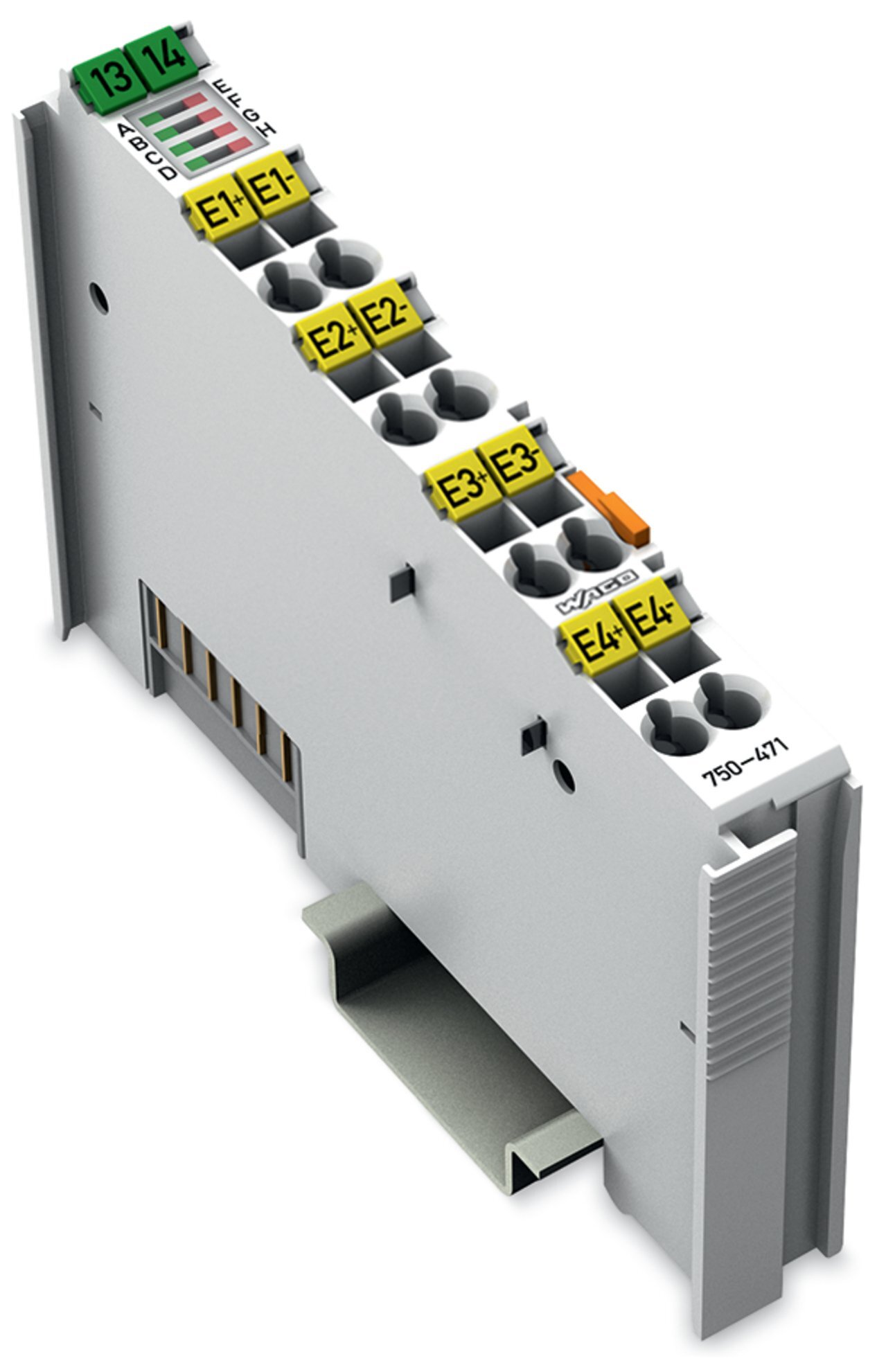 4-channel analog input; Voltage/Current; Differential input; 16 bits; Diagnostics