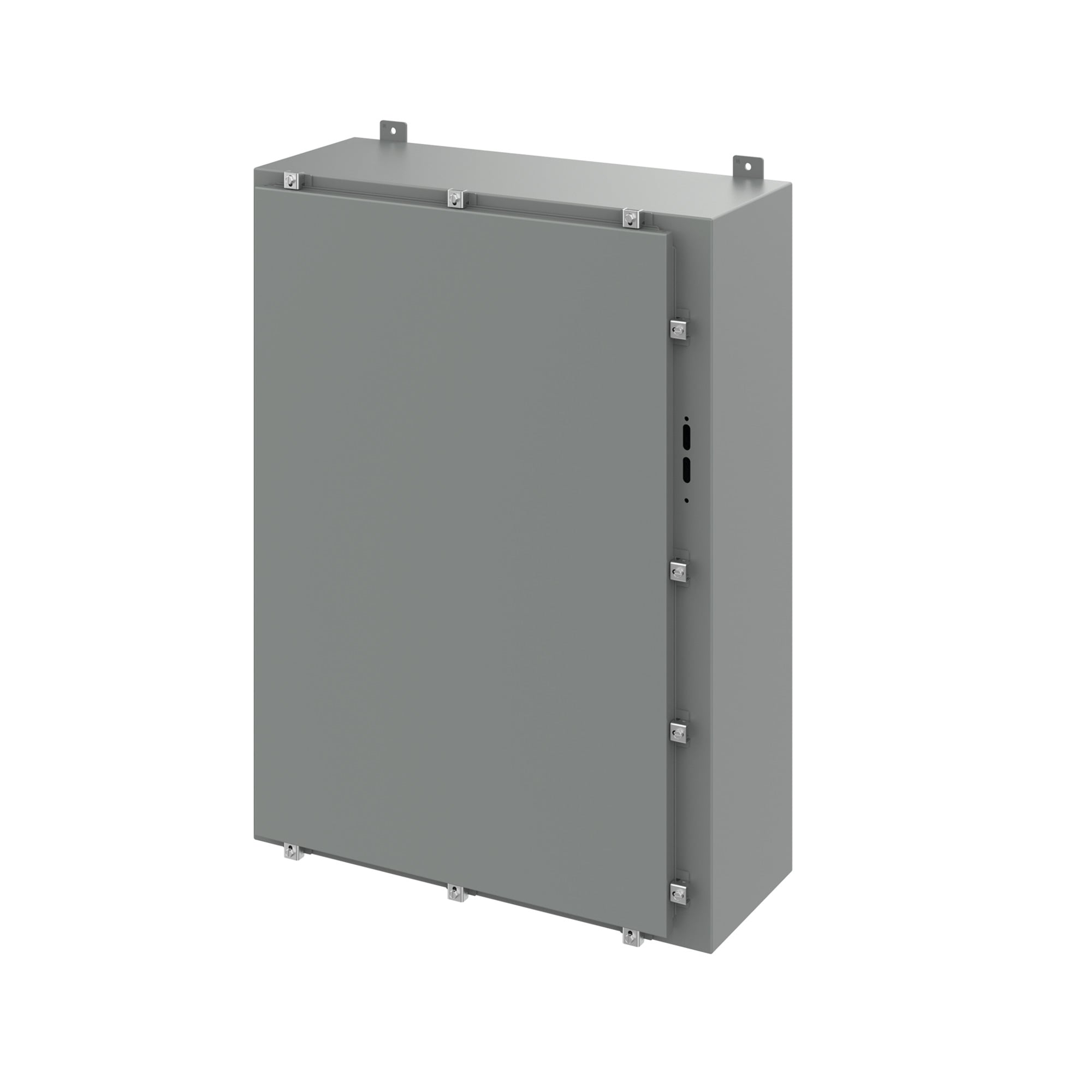 Disconnect Enclosure with Clamps Type 4, 42.00x31x12.00, Gray, Steel