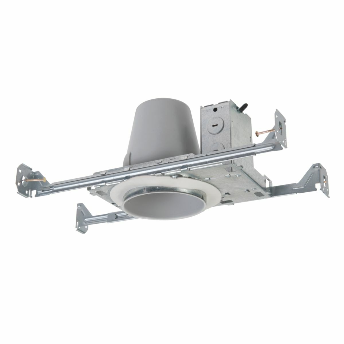 4" NON-IC, Air-Tite, New Construction Housing, 120V w/ Socket Bracket