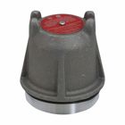 Eaton Crouse-Hinds series Condulet GUA dome cover, 5" cover opening diameter, 10" exterior depth, Copper-free aluminum, 12 thread pitch