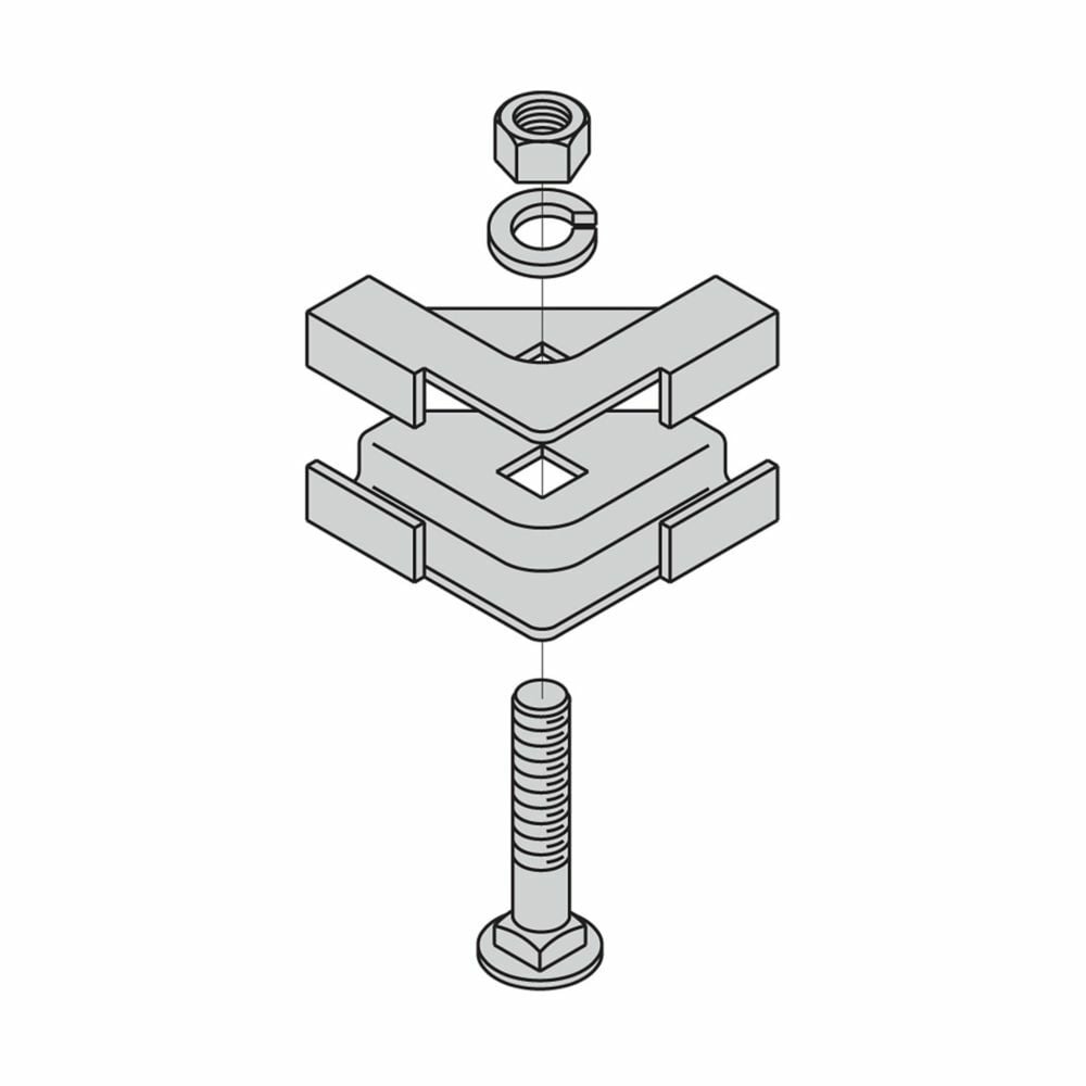 Eaton B-Line series runway accessories, Use to provide support for large cable bend radius, Includes runway section, clamps and 3?8-16 hardware, 90? corner support kit, ASTM A570 structural steel, Flat black powder coat