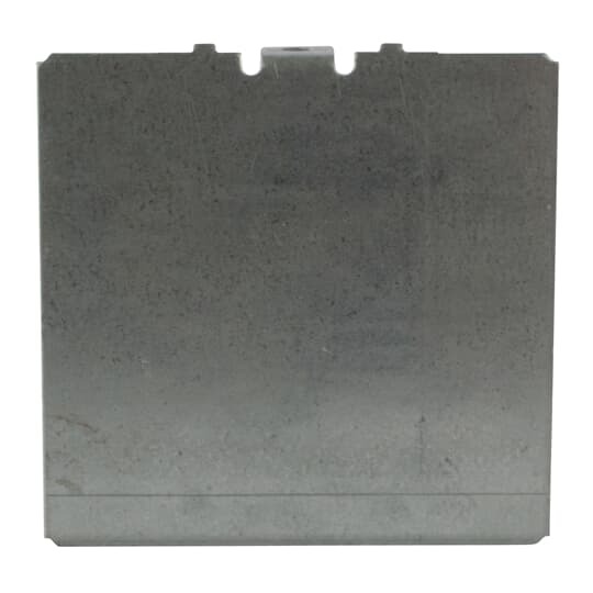 Masonry Box Partition, 3-3/4 Inches Wide x 3-1/2 Inches Deep, Galvanized Steel, Low Voltage, Drilled and Tapped for Mounting, Furnished with Two 8/32 Screws