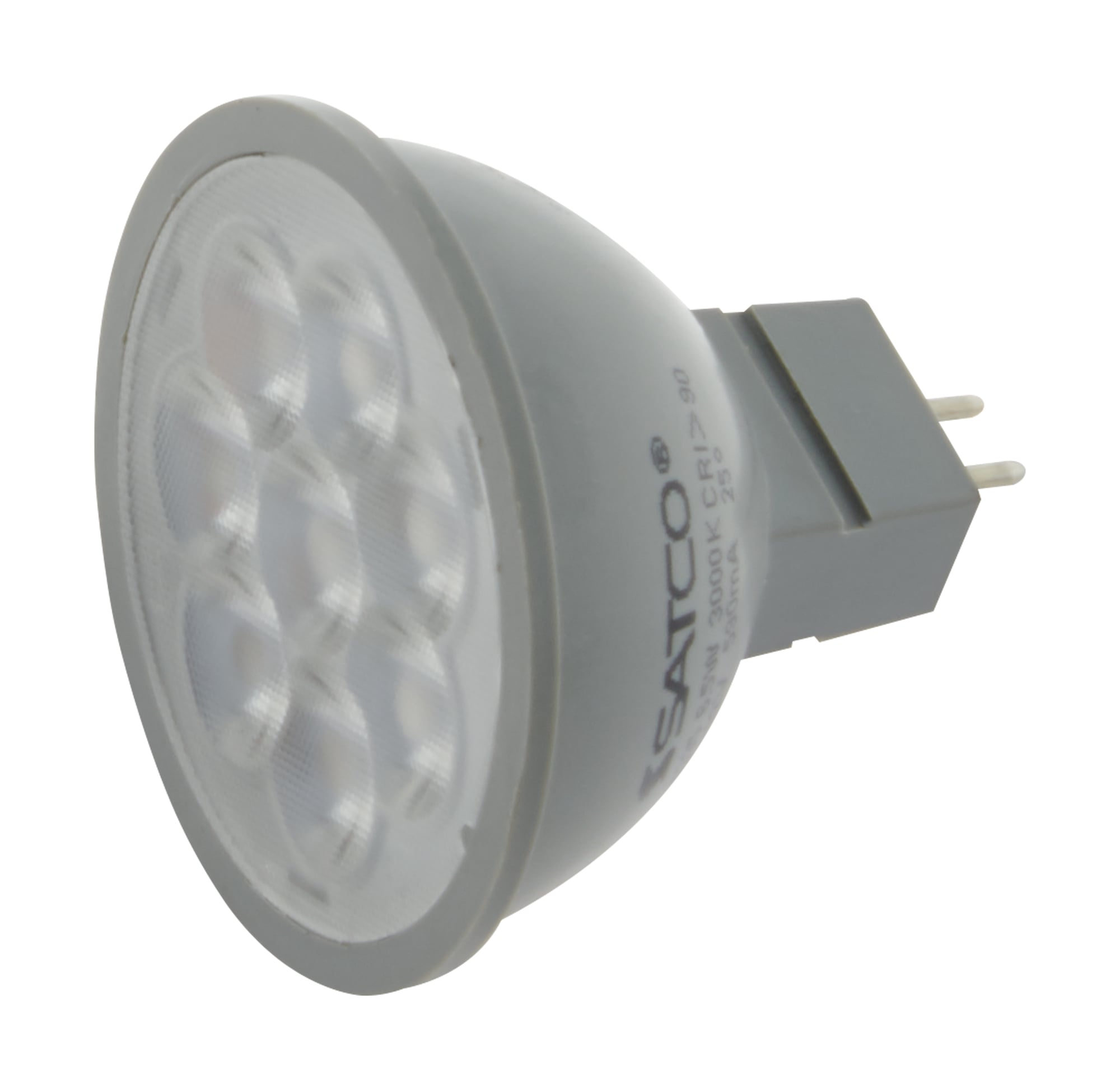 6 Watt MR16 LED Lamp - 3000K GU5.3 Base 40 Degree Beam Angle 24 Volts