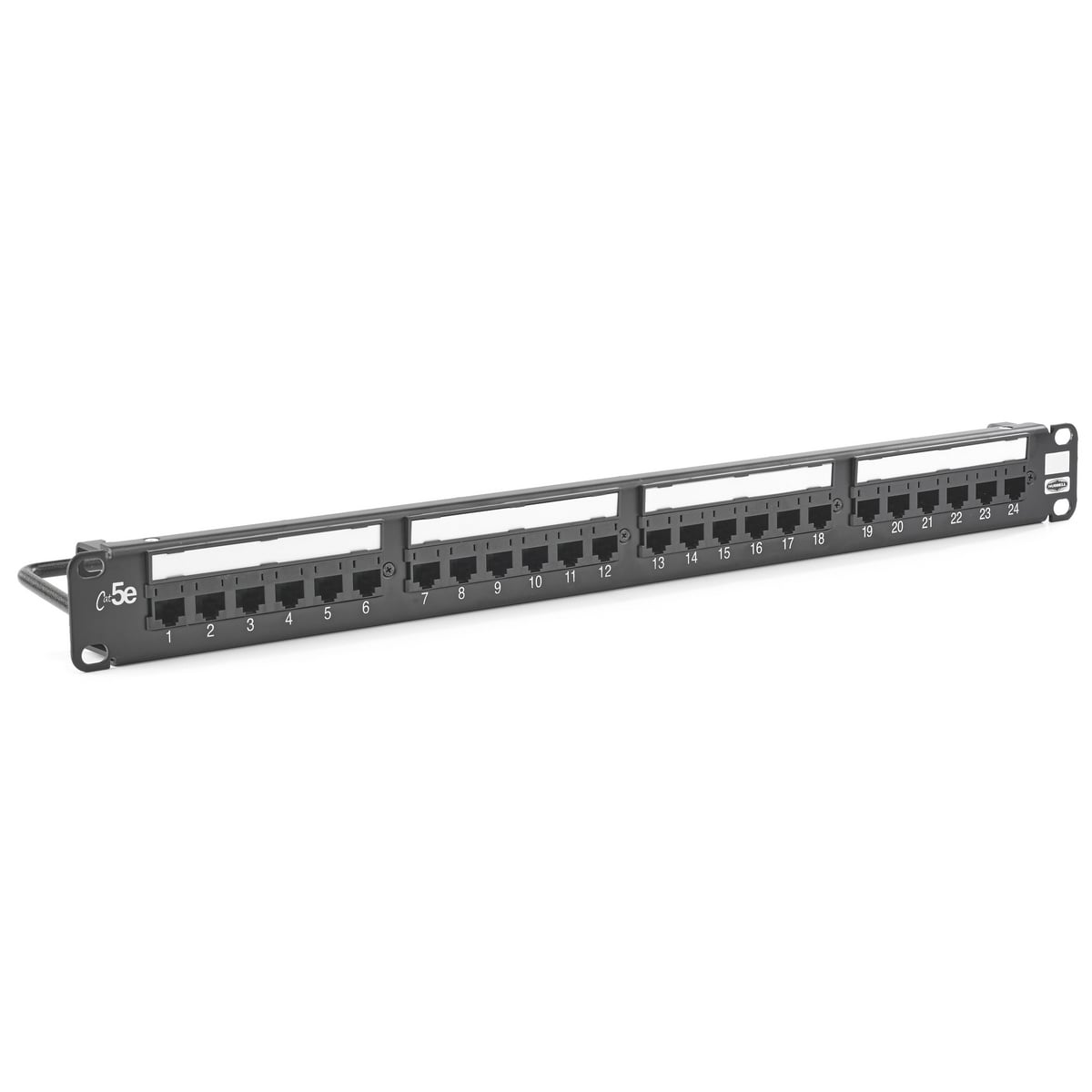 Hubbell Premise Wiring Products, Patch Panel, Cat5E, 24-Port, UniversalWiring, Economy Version