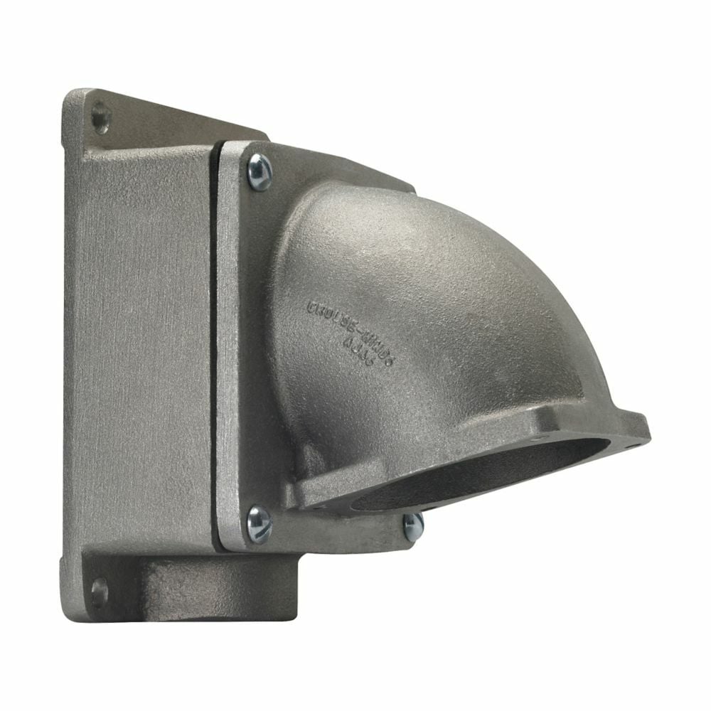 Eaton Crouse-Hinds series AJC back box, 60A/100A/150A, Through feed, Cast aluminum, 1", 1-1/4" or 1-1/2"