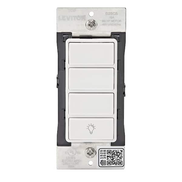 D2SCS-1BW Single Pole Wi-Fi Controller Switch, 120 VAC