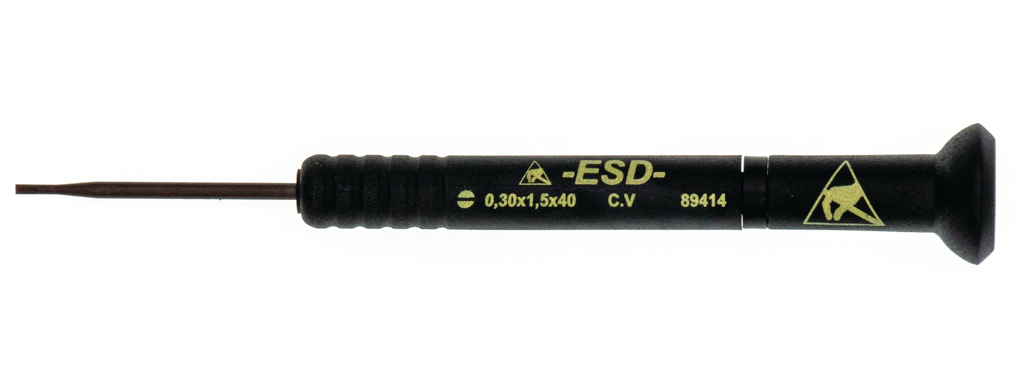 WITTRON ESD 1 3/4 in. Slotted, 3.0mm Tip, 5 1/2 in.