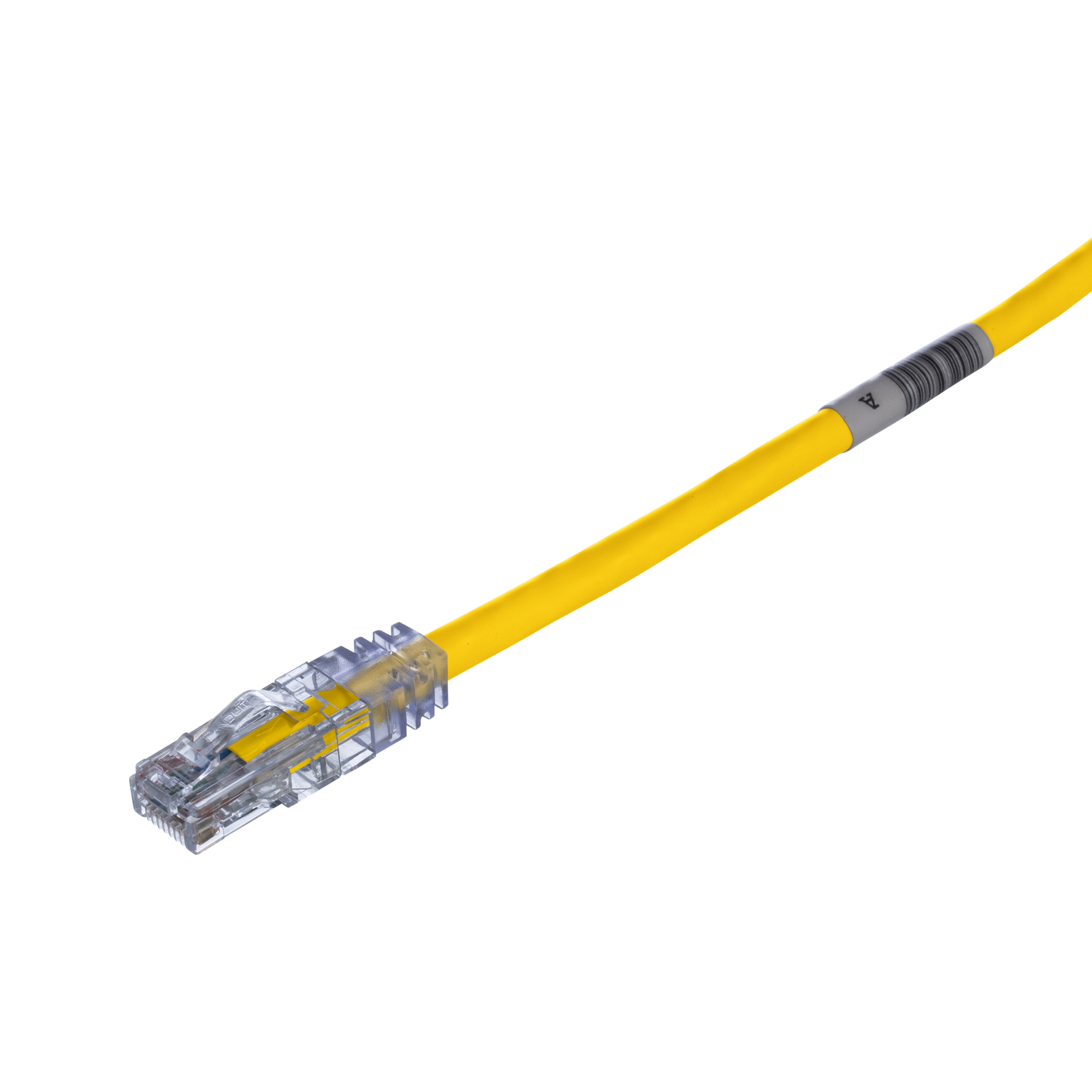 Copper Patch Cord, Cat 6, Yellow UTP Cab
