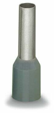 Ferrule; Sleeve for 4 mm² / AWG 12; insulated; electro-tin plated; gray