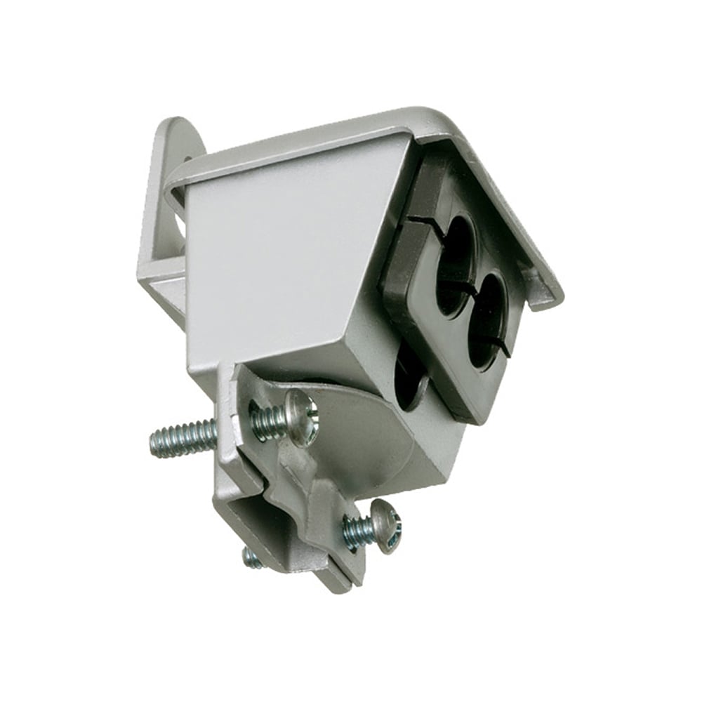 Service entrance cable caps, zinc die-cast, 2-Hole Sizes - .80, Max wire diameter of 1/0 - 4/0.