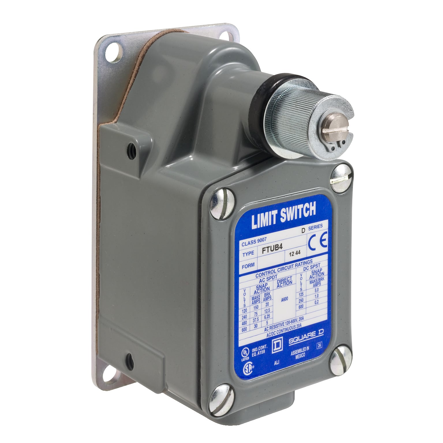 9007FT foundry limit switch - standard - spring return - CW+CCW - PG 13.5
