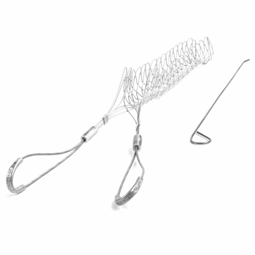 Standard Duty, Split rod, Double eye. Cable Diameter - 0.620-0.740", Bale length - 4" , Mesh Length - 11", Break strength - 1,150 lbs.