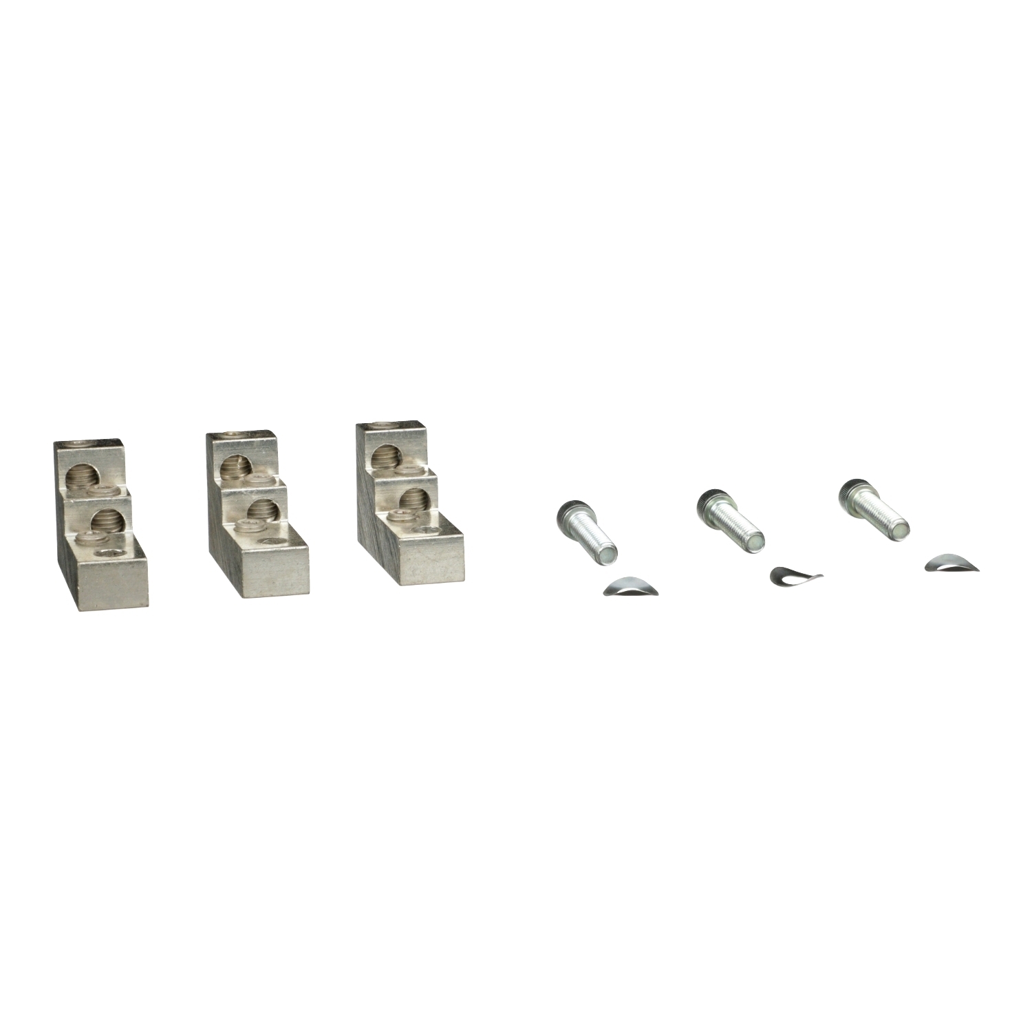 Circuit breaker accessory, PowerPacT, power distribution connectors, aluminum or copper, qty 3